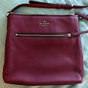 Kate Spade Burgundy Crossbody Purse